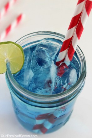 Copycat Sonic Ocean Water - OurFamilyofSeven.com