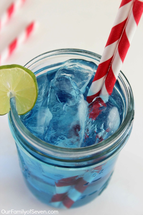 This CopyCat Sonic Ocean Water is just like Sonic Drive Inn. A refreshing mixture of Sprite, Coconut Flavoring, Sugar and Water that is sure to cool you down this summer.