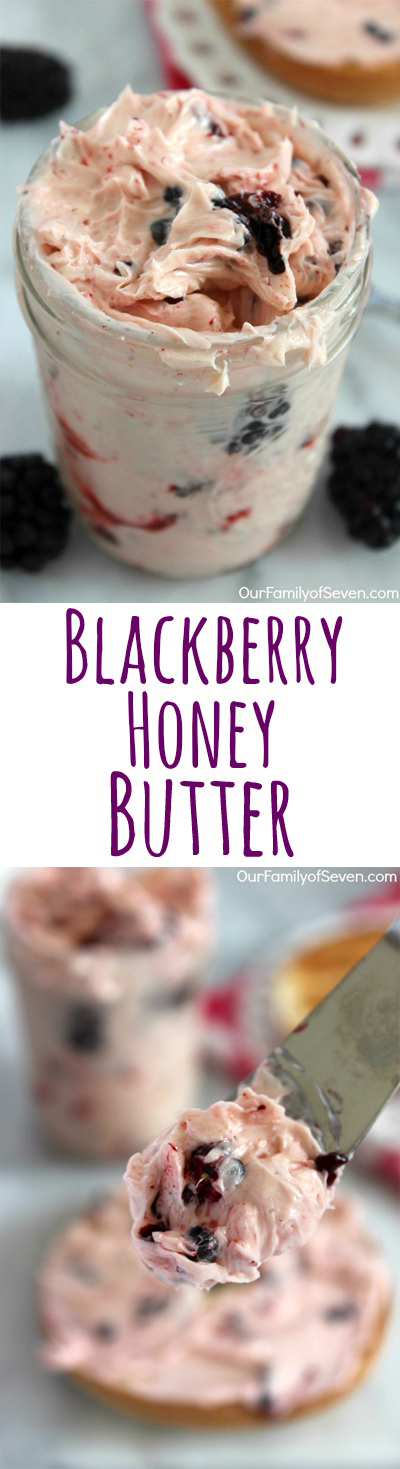 This Blackberry Honey Butter will make for a perfect spread for your bagels, toast, waffles or breads.