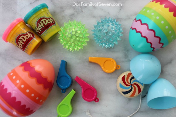 20+ Non-Candy Easter Egg Filler Ideas- Great ideas for babies, kiddos, teens and adults.