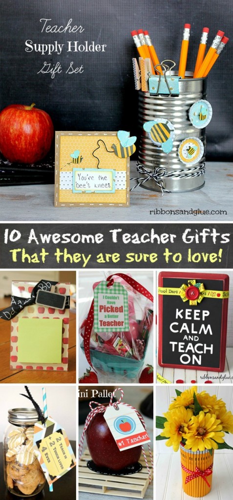 Teacher Appreciation DIY Gift Ideas - OurFamilyofSeven.com