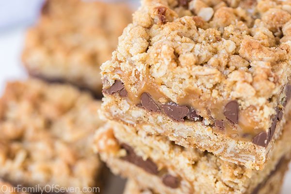 Crumb topping Carmelitas