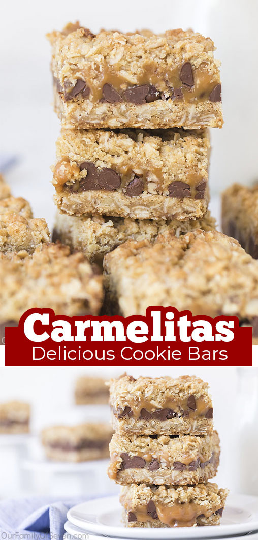 Long Pin collage Carmelitas Delicious Cookie Bars