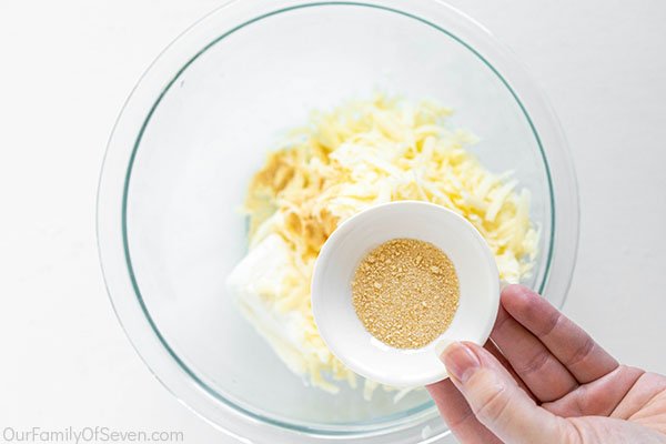 Spices being added