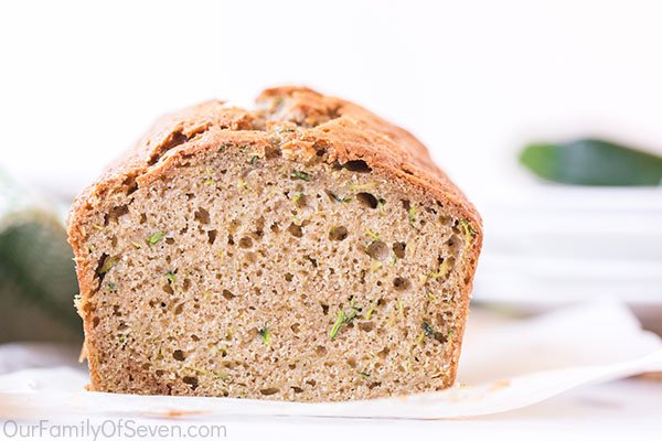 Sliced Zucchini Bread