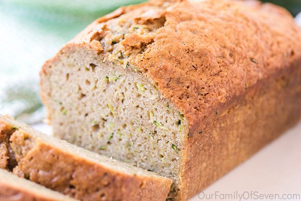 Zucchini Bread cut