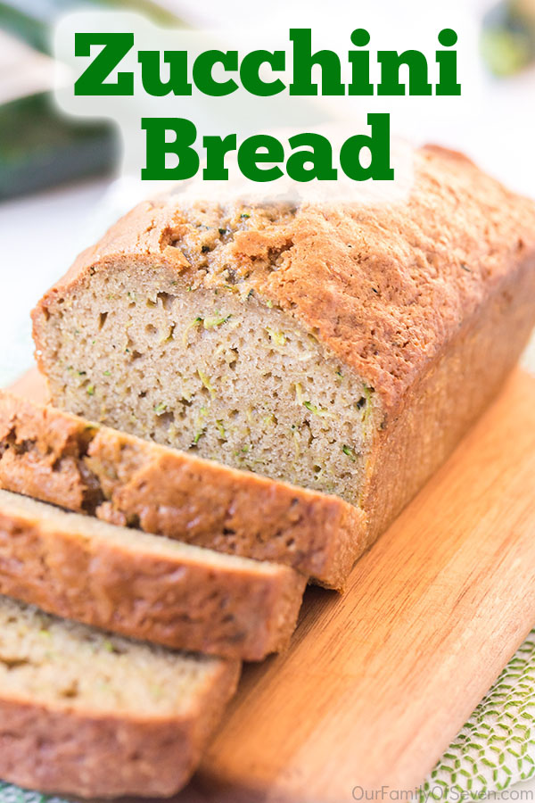 Text on image Zucchini Bread