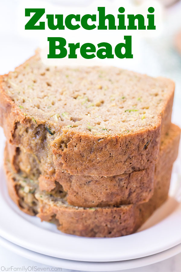 Text on image Zucchini Bread